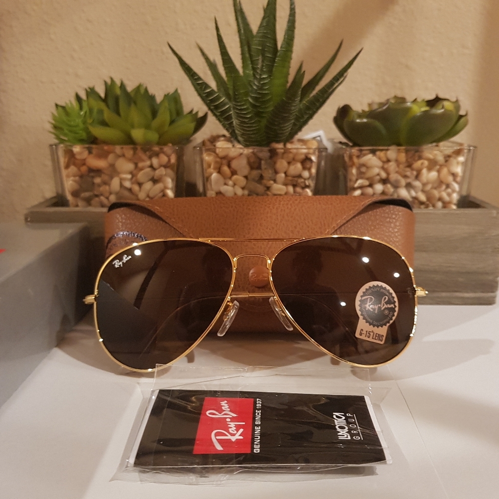 Ray-Ban Aviator Classic/Golden-Brown